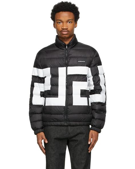 Versace La Greca Puffer Jacket for Men 